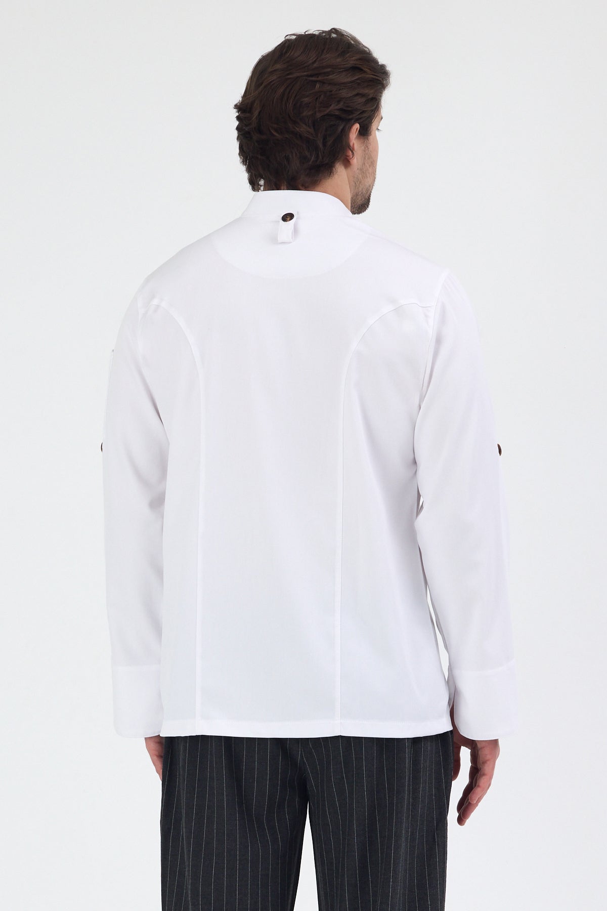 Hakim Yaka Düğmeli Şef Ceketi